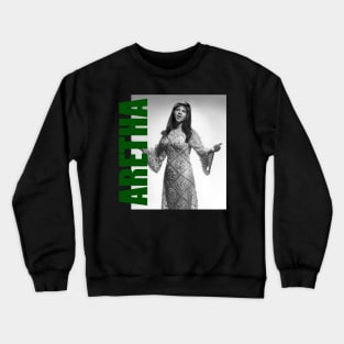 Aretha Franklin // Retro Aesthetic Fan Art  // 80s Crewneck Sweatshirt